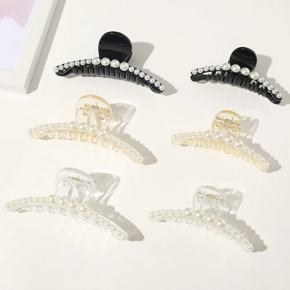 New fashion Geometric Multi-style pearls large Medium simple hairpin Barrettes For Women Girls Accessories Headdress