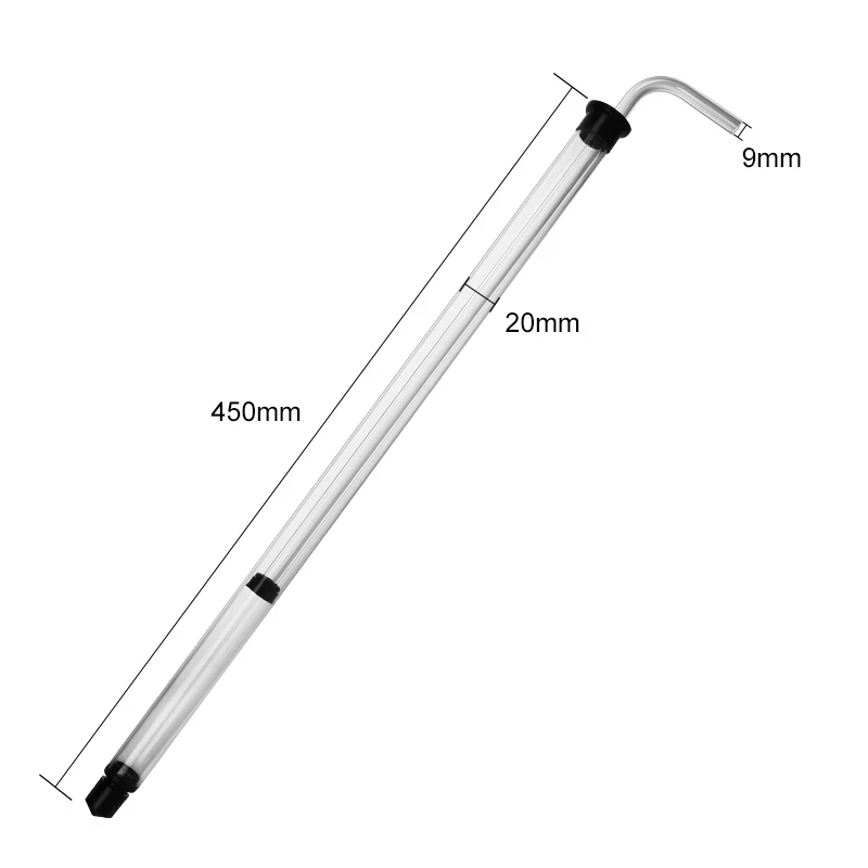 2021 Newest Auto Siphon Racking Cane For Beer Wine Bucket Carboy Bottle,45cm Filling Tools With Tubing & Clamp Homebrew