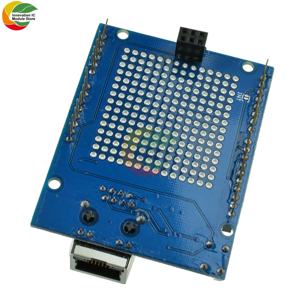 Ziqqucu ENC28J60 Network Module IoT Development Board Circuit Expansion Board SPI RJ45 for Arduino IoT Network Server Module