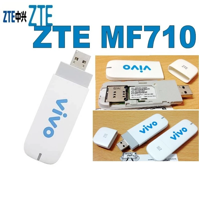 10pcs Unlock Hotspot Dongle For ZTE MF710 HSPA+ 21Mbps 21.6Mbps HSDPA 850/1900/2100Mhz 3G USB Modem