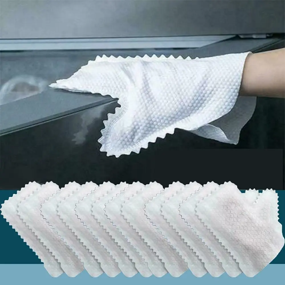 

Disposable Dusting Glove Mitts Non Woven Fabric 10 Pcs Wipes Dry Cleaning Cloths Mitten Pet Hair White Microfiber Clean Window