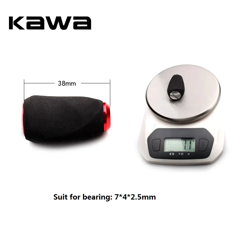 KAWA Fishing Handle Knob EVA Knob For Bait Casting and Spinning Reel for Bearing 7*4*2.5mm Fishing Reel Handle Accessory