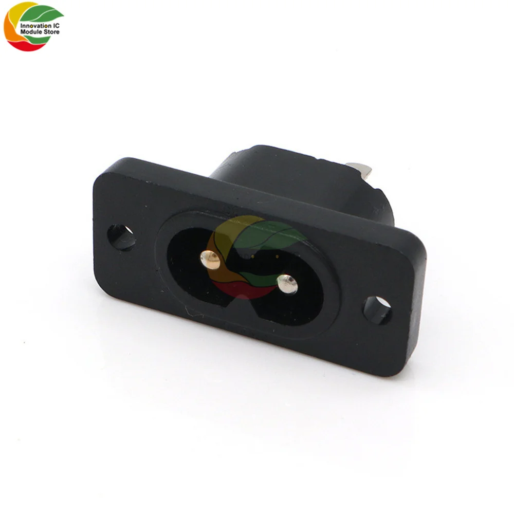 Hot Sale 5pcs Power Socket AC-005 Solid Pin Charging Socket 8 Suffix Socket AC Socket Screw Installation Inlet Plug AC Socket