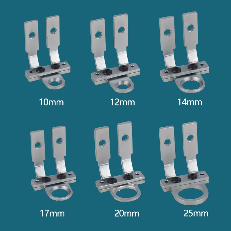 Sweing Multipurpose O-Type Presser Foot Support Plate For JUKI 1850 1900A Knotting Machine Round Presser Foot Feed Plate 10-25