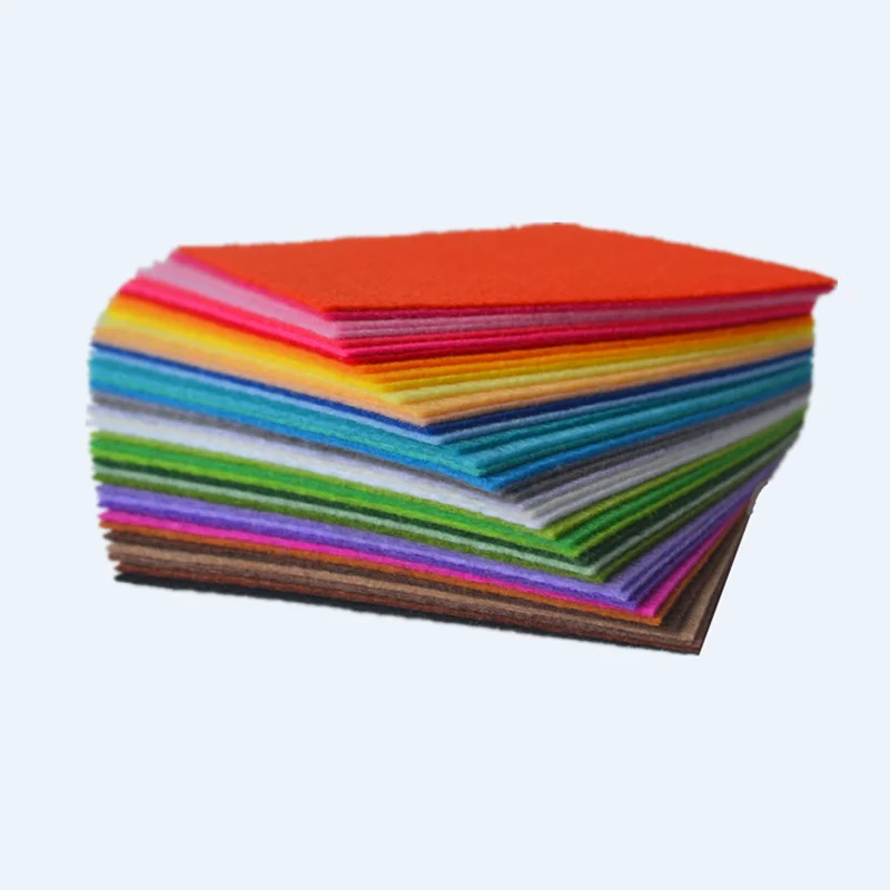 

40colors 30*20cm polyester acrylic nonwoven Fabric,needlework,needle,sewing,handmade, non-woven felt cloth fabric,Fieltro feltro