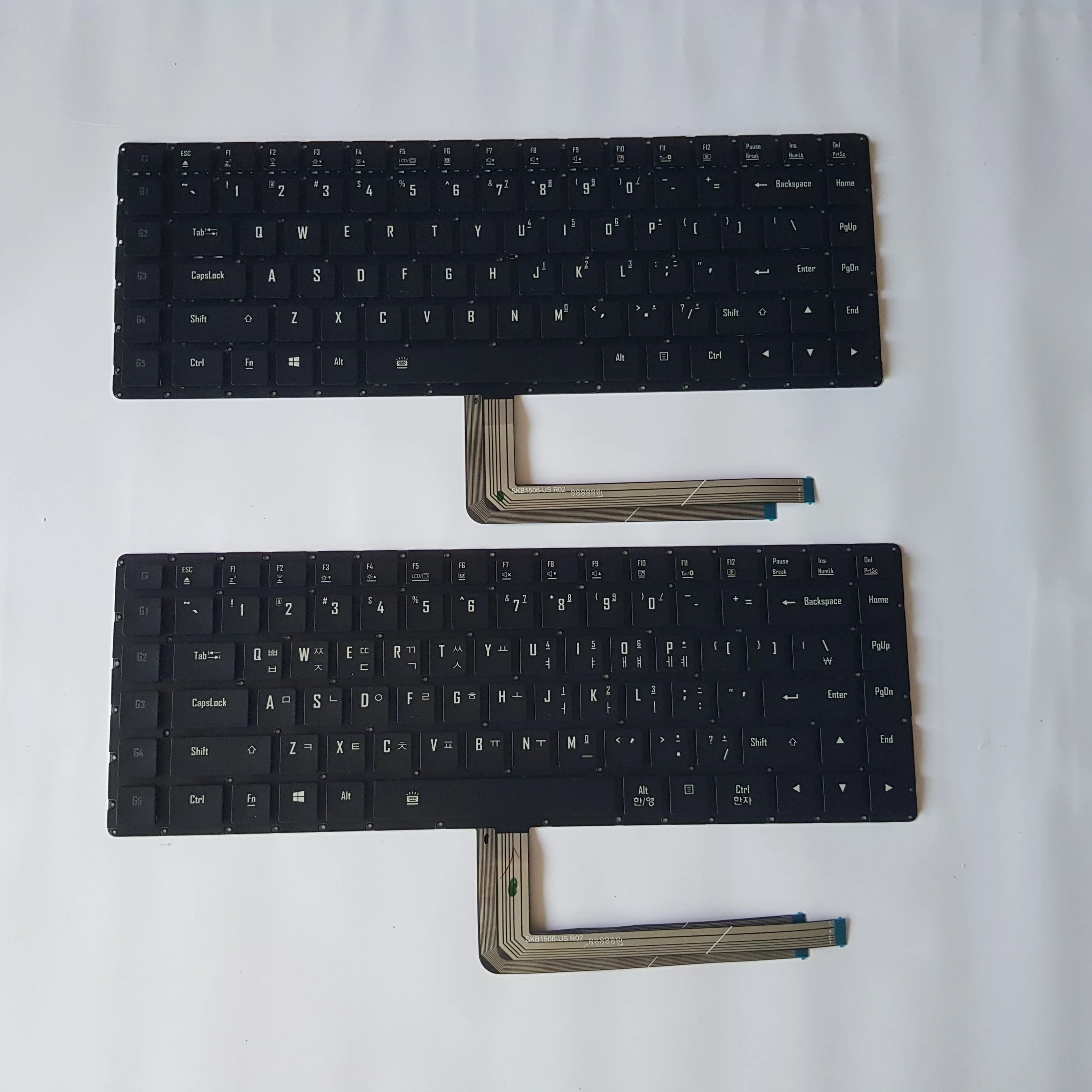 Przezroczysta klawiatura do laptopa Gigabyte AERO 14 27703-KR641-G30S SKB1507-KR 27703-US641-G30S SKB1507-US bez ramki