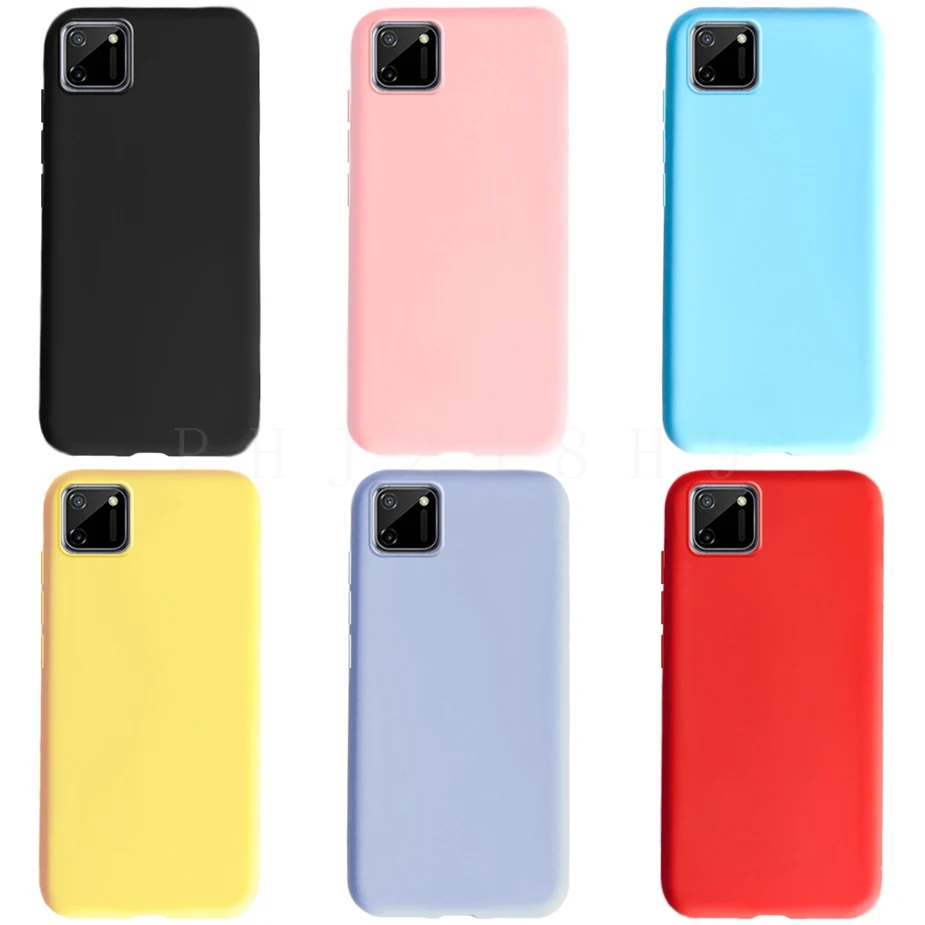 For Oppo Realme C11 Case Soft silicone Shockproof TPU Back Cover For Oppo Realme C11 Phone Cases Realme C11 C 11 Case Cute Funda