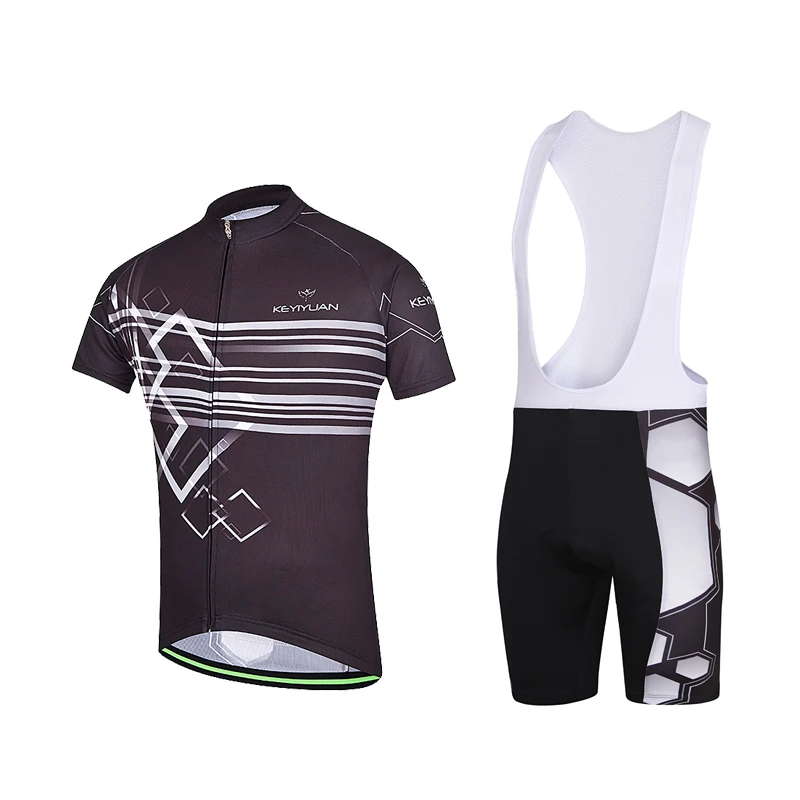 

KEYIYUAN New Summer Short Sleeve Cycling Jersey Set Road Bike Clothes Outdoor Mtb Riding Wear Suit Ropa Bicicleta Hombre
