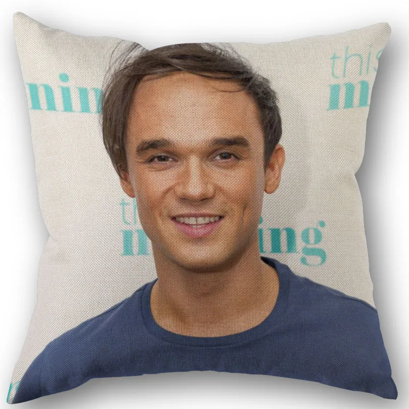 Gareth Gates Singer Pillowcase Linen Cushion Cover Home Decoration Pillows Cover Sofa Cover Cushion Gift Pillows 45x45cm