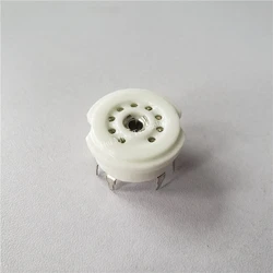 Ceramic Tube Socket GZC9-Y1 GZC9-Y1-G Small 9 Pin Scaffolding Tube Holder Tube Sockets For 12Ax7 12Au7 6N1 6N2 Amplifier Board