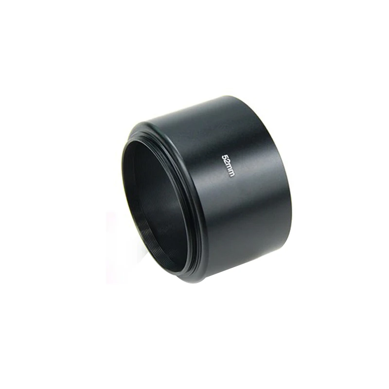 Cubierta de lente de Metal de 37mm, 39mm, 40,5mm, 43mm, 46mm, 82mm de largo para canon, nikon, pentax, sony, olympus