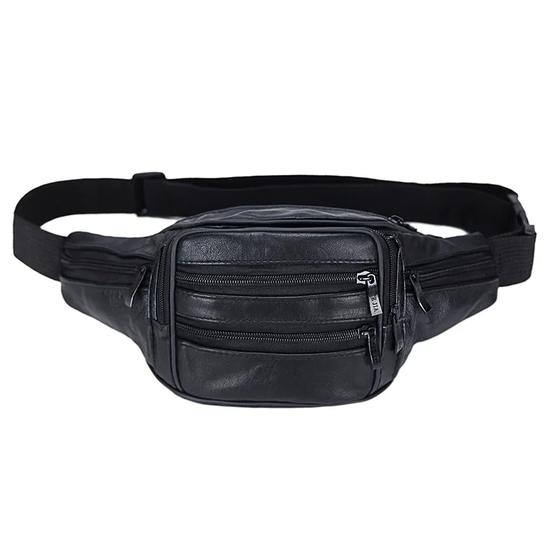 Genuine Leather Mens Leather Fanny Pack Waist Bags Waist Bag Waist Purse Banana Bag Belt Pack Leg Woman Chest Pack Crossbody bag