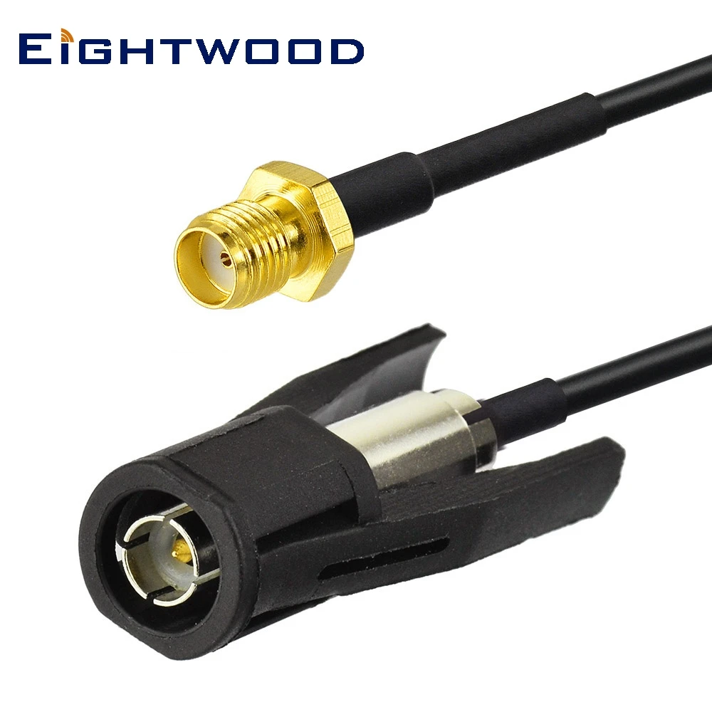 Eightwood GPS Antenna Extension Cable SMA Jack Female to WICLIC Plug Male Pigtail RG174 Cable 15cm for GPS Antenna Navigation