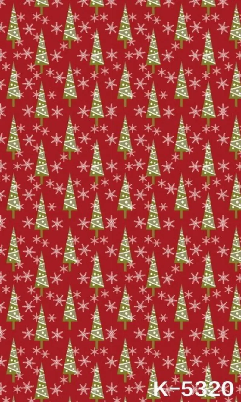 Small Christmas Tree Printed Background Photography Gifts Candy Cane Photographic Backdrops For Photo Studio