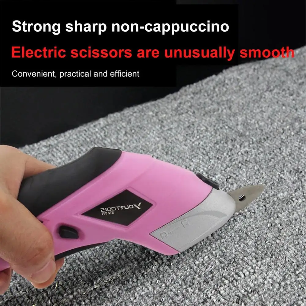 Electric Fabric Scissors Box Cutter USB Cordless Shears Cutting Tool for Crafts Sewing Cardboard Scrapbooking CS4001