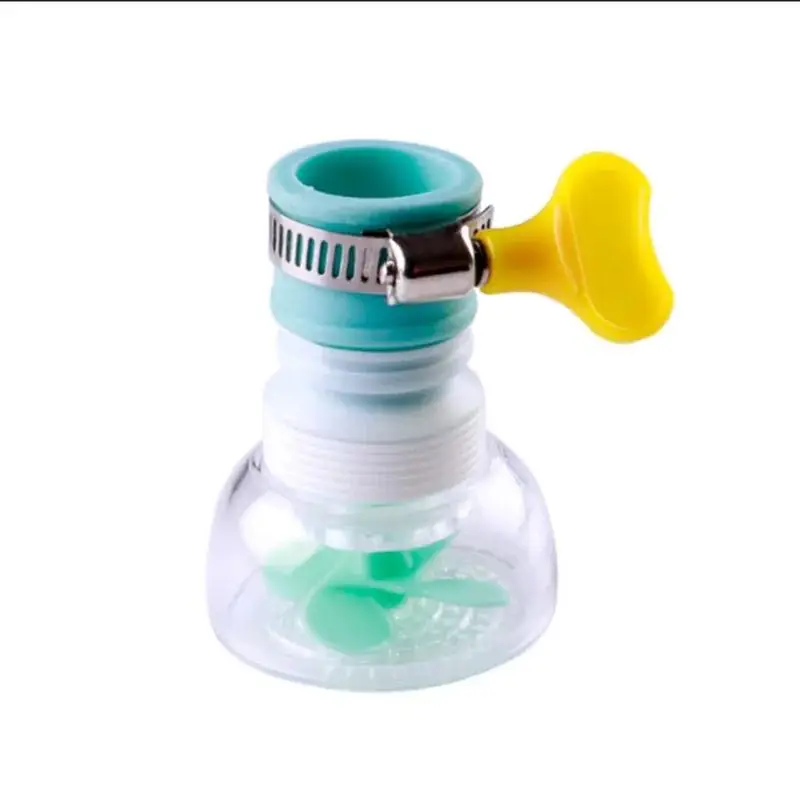 360 Adjustable Flexible Kitchen Faucet Tap Extender Splash-Proof Water Filter Outlet Head Water Saving Sprayer Filter Diffuser