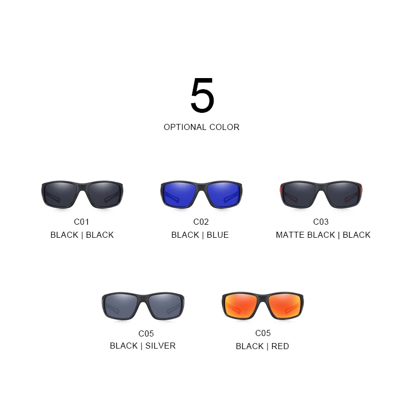 MERRYS DESIGN Men Polarized Outdoor Sports Sunglasses Male Goggles Glasses For Driving Fishing UV400 S9030