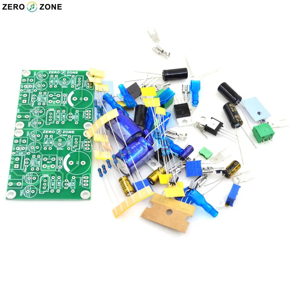 HIFI 미니 증폭기 보드 TIP41C-JLH1969 단일 종단 클래스 A 파워 앰프 보드/키트/Pcb(2 채널)