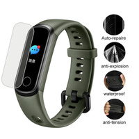 5pc Soft TPU Clear Smartband Protective Film Guard For Huawei Honor Band 5i Wristband Smart Bracelet Full Screen Protector Cover