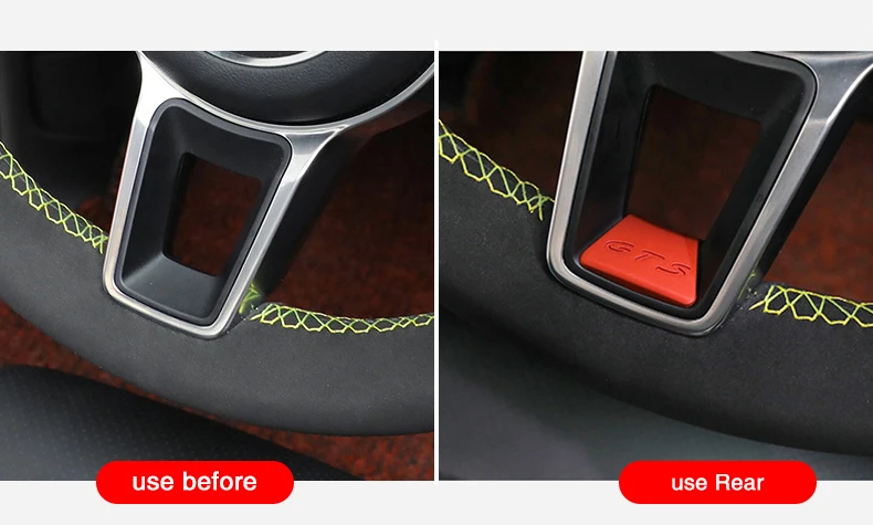 Lenkrad-Dekorationsaufkleber für Porsche Macan Cayenne Panamera Auto-Innenraum-Modifikations-Dekorationszubehör – Detail 2