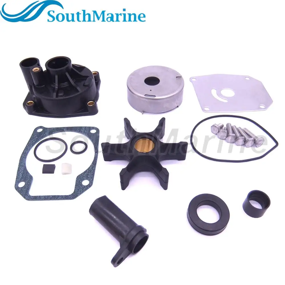 Boat Motor 432955 777804 438602 438591 0432955 0438602 0438591 0777804 Water Pump Repair Kit with Housing for Evinrude Johnson O