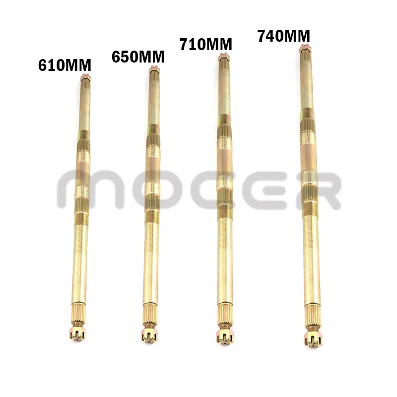 

61/65/71/74 cm Rear Heavy Axle Fit For DIY 49cc-125cc Electric Mini Kids Go Buggy ATV Electric Vehicle Kart Quad Bike Parts