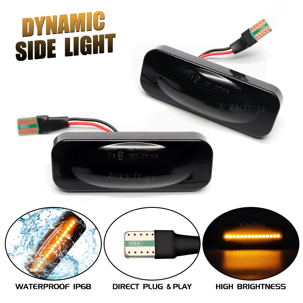 Dynamic LED Side Marker Lamp For Opel Omega B Stufenheck Caravan 1994-2003 Indicator Streamer Turn Signal Light