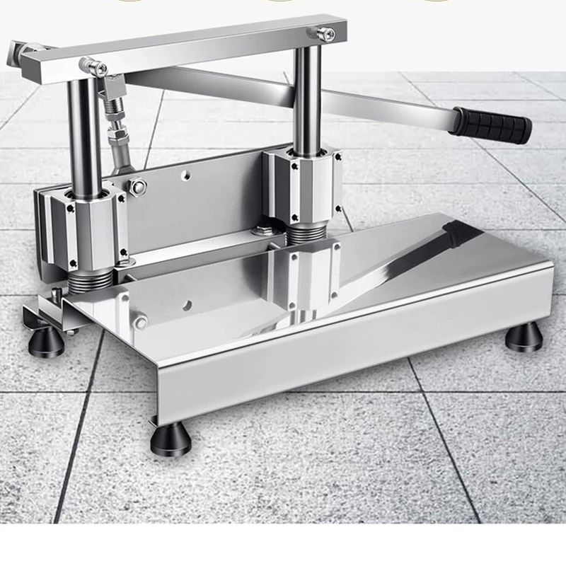 بيع ​ ​ منشار العظام أضلاع الخنزير المقصلة آلات القطع قطع لحم الخنزير آلة تقطيع العظام يدويا قطع الأضلاع المقصلة آلة قطع العظام