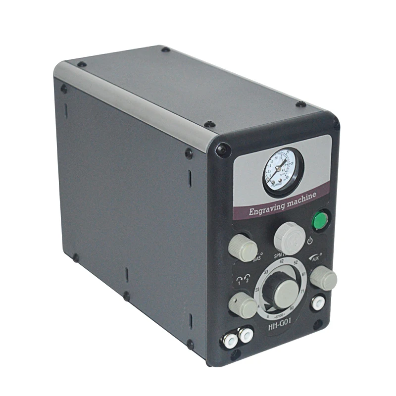 Due a capo scoperto pneumatico macchina per incidere Gioielli microcarver e roll borda pneumatico micro-montato macchina per incisione 110/220V