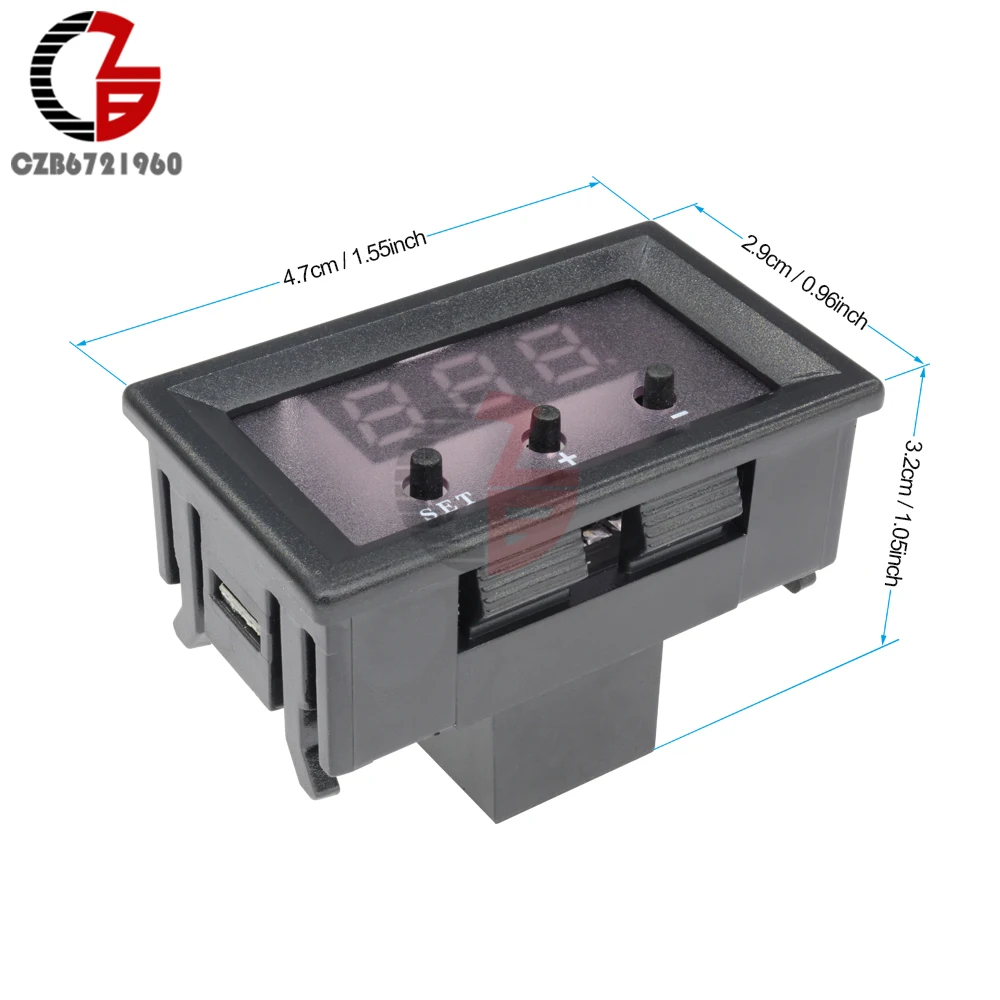 W1209 DC 12V regolatore di temperatura digitale termostato termometro controllo termico Tester di temperatura rilevatore Monitor sensore NTC