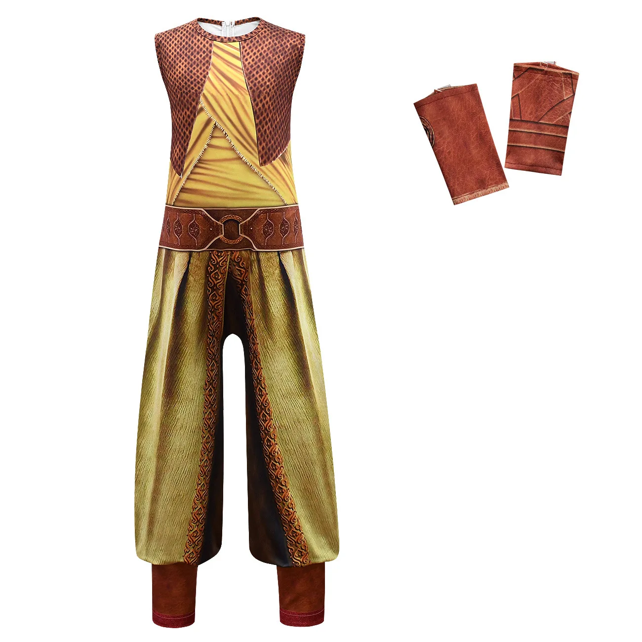 2021 New Movie Raya and The Last Dragon Kids Cosplay Legend Halloween Costume Raya Bodysuit Fancy Set Child Performance Costume image 3