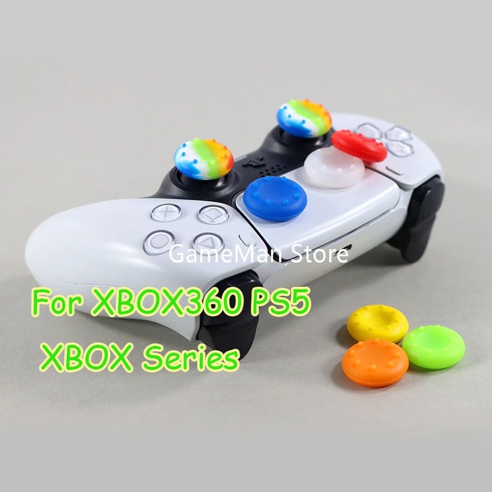 100 قطعة/الوحدة سيليكون عصا التحكم قبضة غطاء سيليكون قبعات ل PS4 حافظة ل PS3 / XBOX 360 / XBOX ONE المراقب المالي