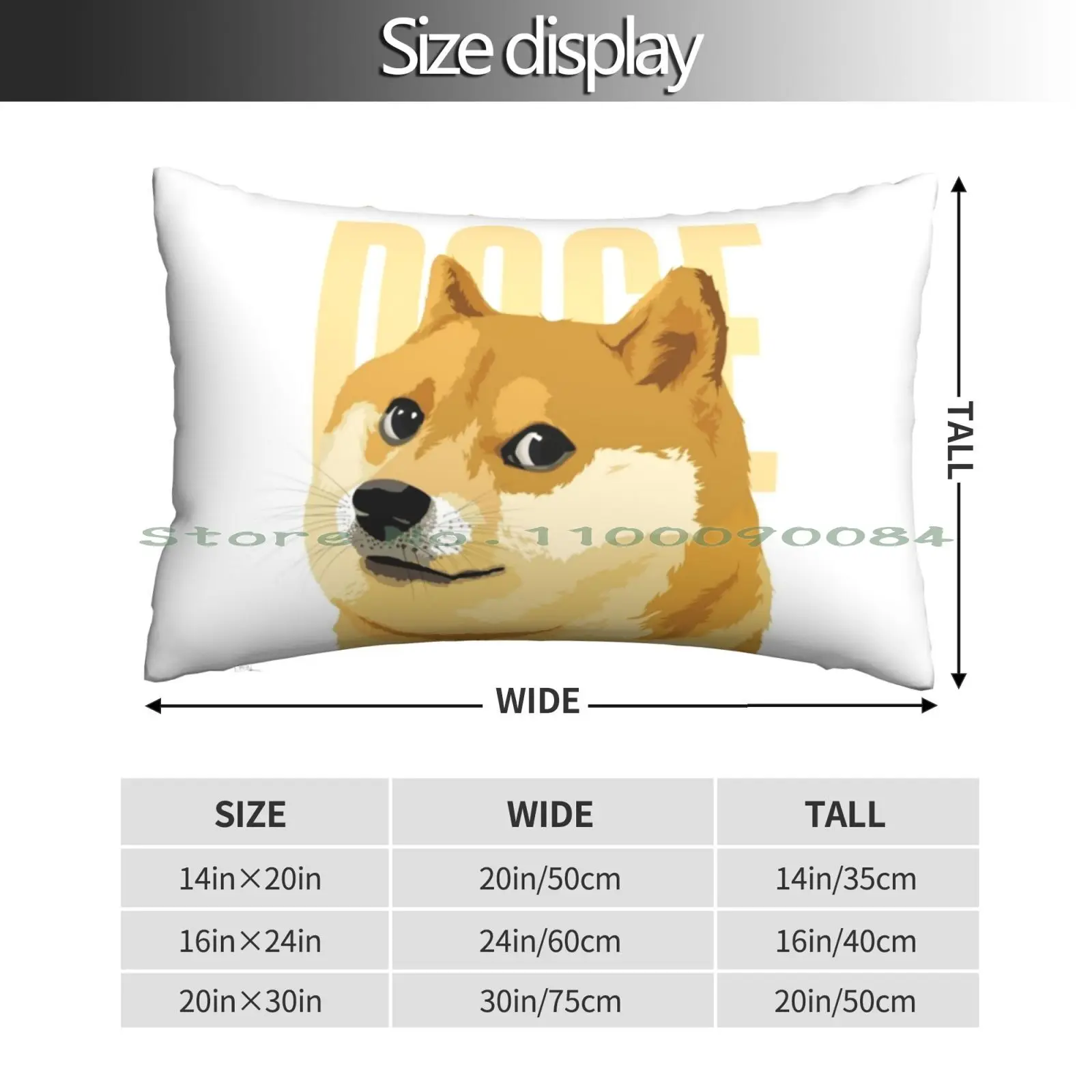 Doge Pillow Case 20x30 50*75 Sofa Bedroom Ma?tre Gims Maitre Gims Damso Ninho Alonzo Dadju Aya Nakamura Bigloetoli Criminal