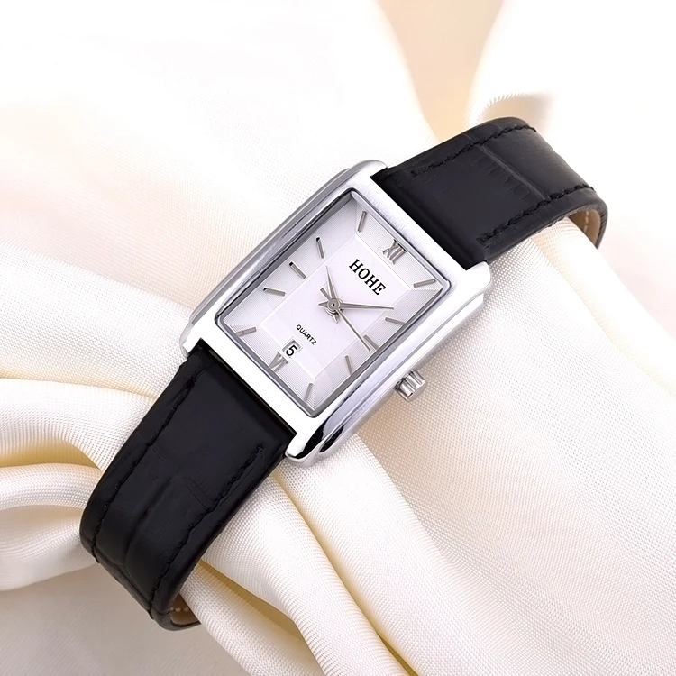 Women's rectangular belt waterproof quartz watch fashion leisure men's watch couple's watch women's Watch