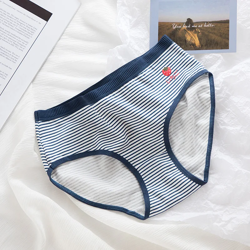 Sladké ovoce 95% bavlněné dívčí spodní prádlo prodyšné tištěné jahodové kalhotky žhavý výprodej dámské kalhotky spodní prádlo WDC5974 - náhled 6