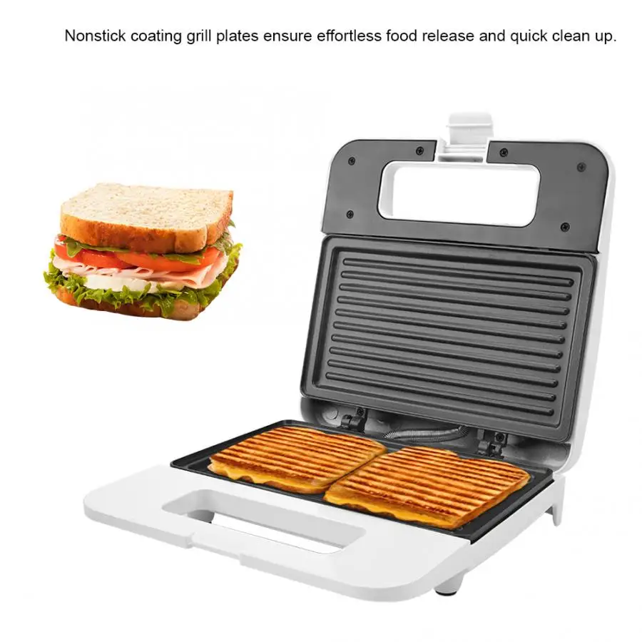 Electric Maker Nonstick Panini Waffles Maker Egg Bubble Cake Oven Bread Toaster Breakfast Machine 750W 220V EU Plug