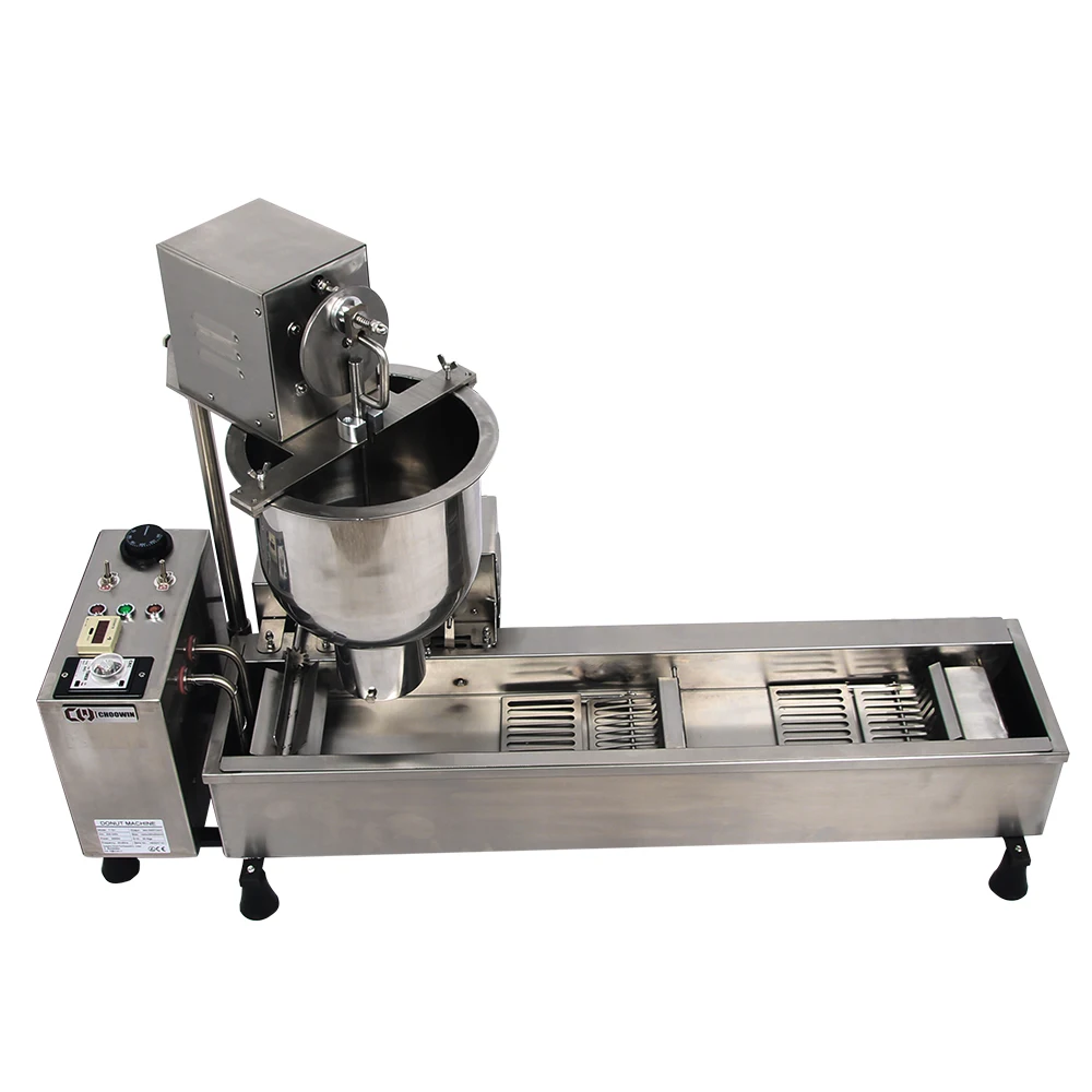 500-800 PCS/Hr Commercial Full Automatic Donuts Machine 110V 220V 3000W Stainless Steel Donuts Maker doughnut making machine