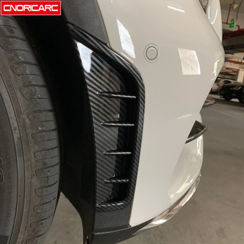 

Wheel Eyebrow Decorative Stickers Shark Cheek Vents Front Bumper Intake Gag Trim Car Styling For Mercedes Benz GLC 260 300 2020