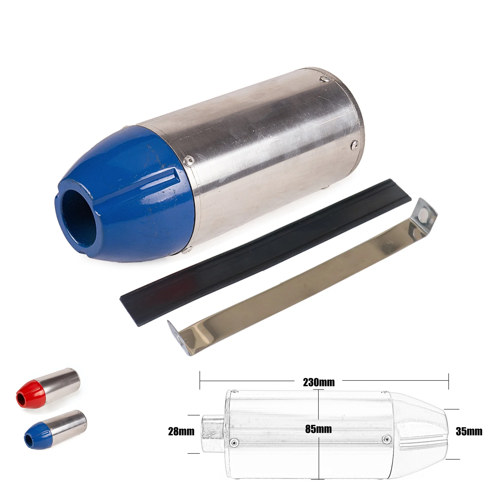 

EXHAUST muffler Exhaust Pipe 230MM for Pit Bike Dirt Bike Apollo 110cc 125CC for Kayo BSE BUSUER