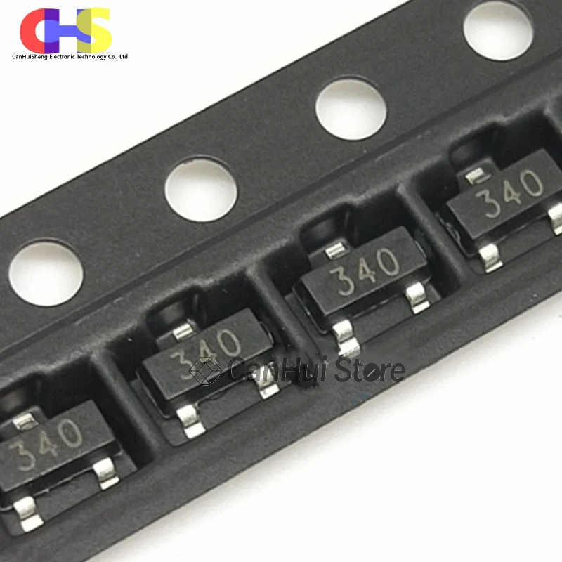 50PCS FDN340P 340 SOT23-3 SMD MOSFET 새로운 원본