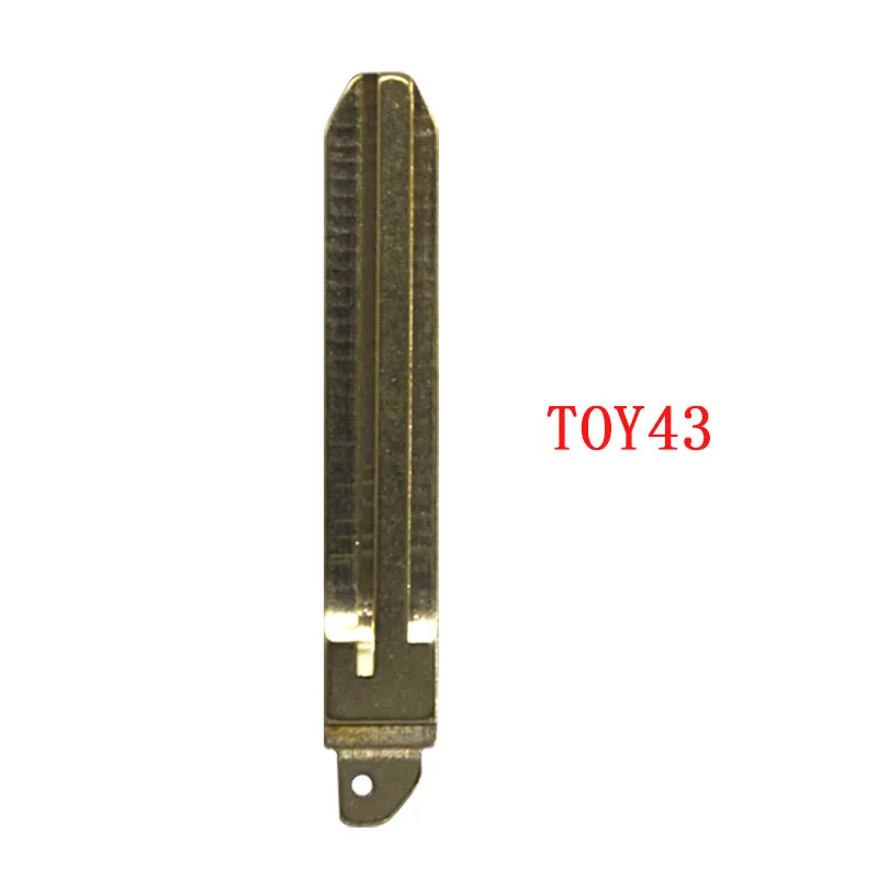 Car Remote Key Flip Blade For Toyota Corolla Camry Crown RAV4 Prado Avalon Lexus TOY43 TOY47 TOY48 Uncut Metal Key