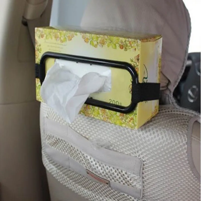 

Car Paper Towel Holder Clip Seat Back Visor Hanging Storage Box Frame - Vehicle Supply Accessory