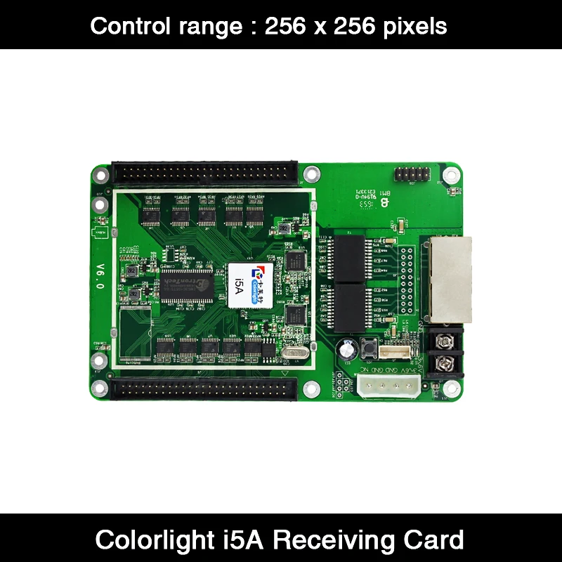 

Colorlight I5A Single Color Dual Color Full Color Synchronous LED Display Screen Receiving Card 256*256 Pixels