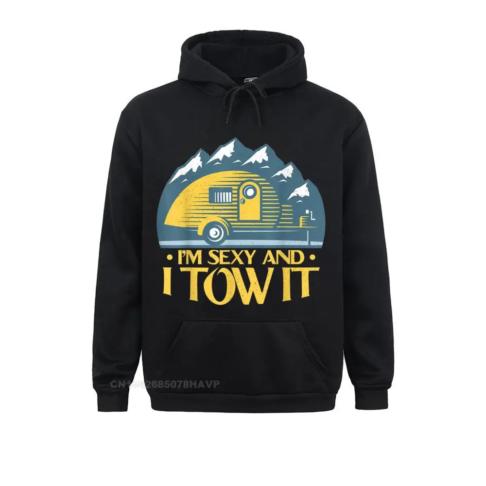 Wholesale RV Camper Shirts Im Sexy And I Tow It Funny Camper Hoodie Design Sweatshirts Men Hoodies Long Sleeve Hoods Labor Day