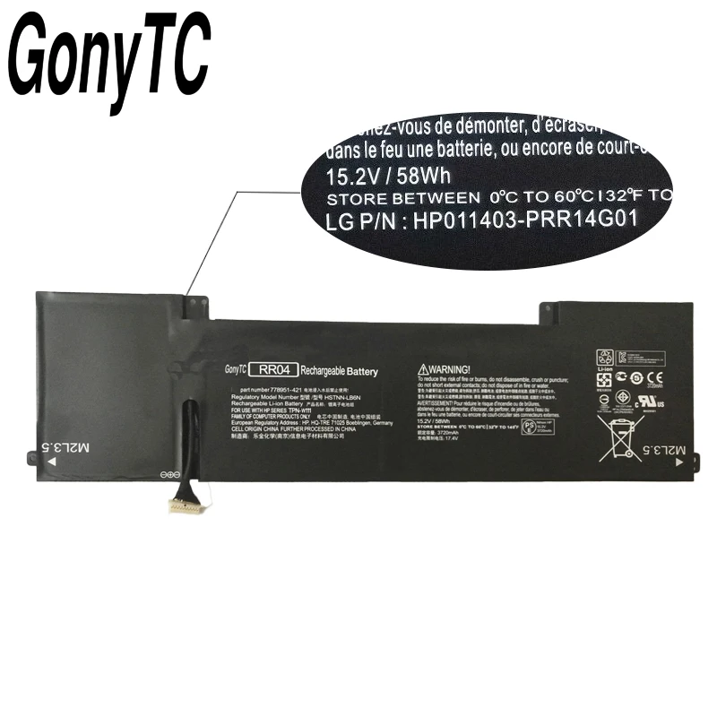 RR04 15.2V 58Wh Original Laptop Battery For HP Omen 15 15-5014TX TPN-W111 HSTNN-LB6N 778951-421 4ICP6/60/80