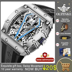 OUPINKE Top Brand Luxury Men Mechanical Automatic Watches Automatic Movement Waterproof Sapphire Mirror Men Automaitc Watches