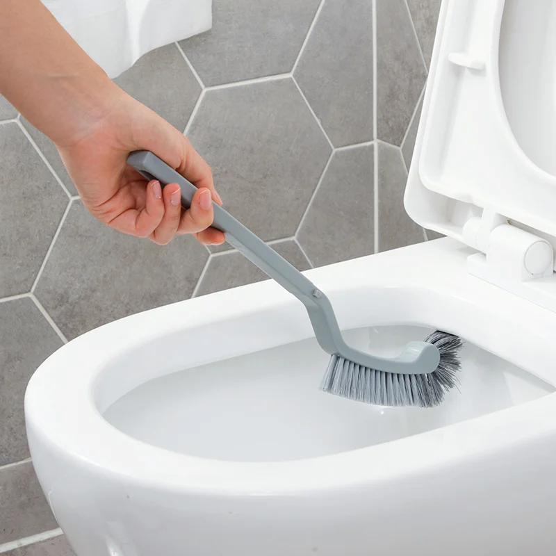 Toilet Brush Rubber Head Holder Cleaning Brush For Toilet Wall Hang Household Floor Cleaning Bathroom Accessories Cleaning Brush