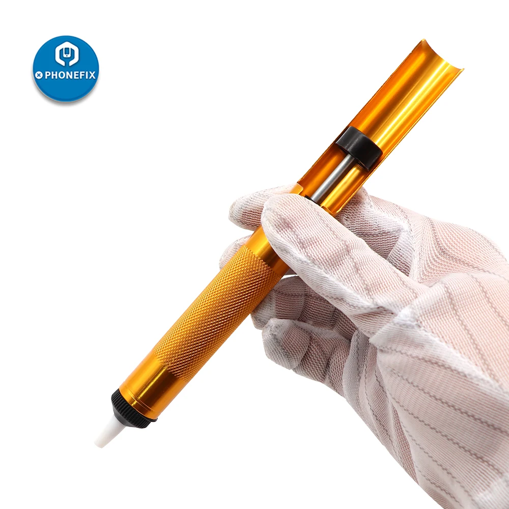 อลูมิเนียมโลหะปั๊มดูดDesoldering Soldering SuckerปากกาสูญญากาศSolder Sucker Removalเชื่อมโลหะเครื่องมือ
