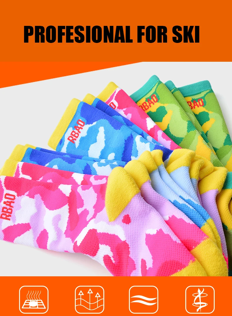 Ski Socks Kids Winter Warm Thermal Thick Cotton Sports Snowboard Cycling Skiing Soccer Leg Warmers Skateboard sock Boys Girls