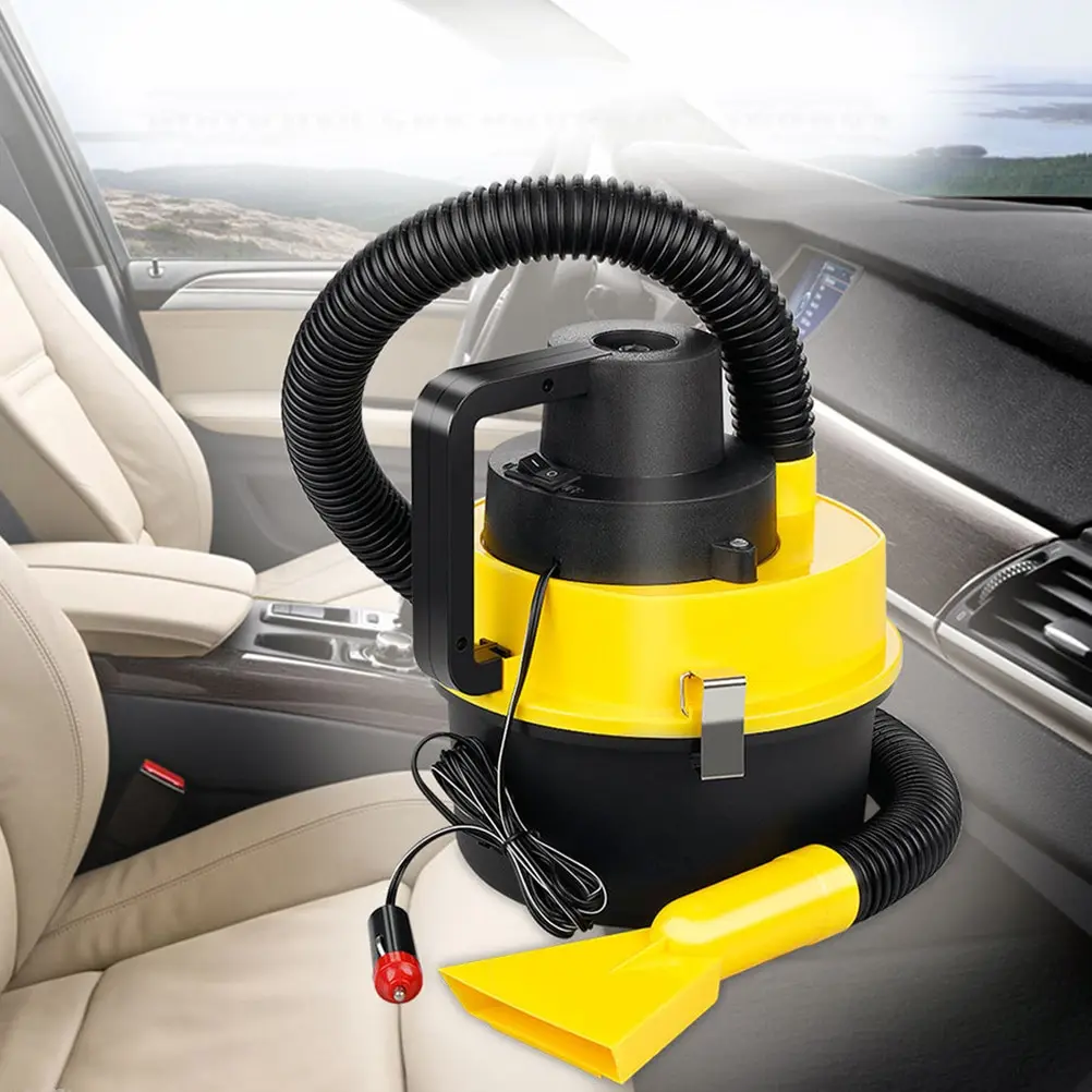 High quality 12V Portable Car Vacuum Cleaner Wet and Dry Aspirador de po dual-use Super Suction Car Vacuum Cleaner